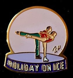 Holiday on Ice pin- grote maat, Verzamelen, Verzenden, Nieuw, Sport, Speldje of Pin