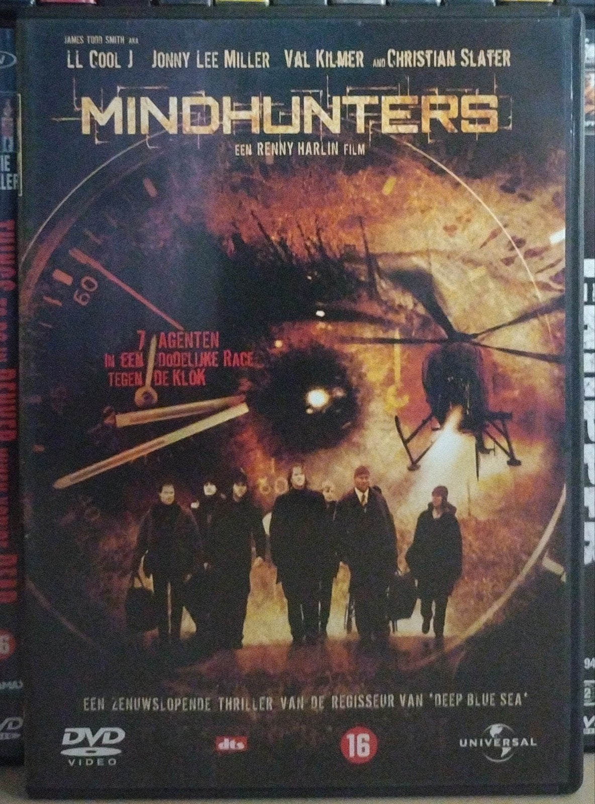 Mindhunters DVD - Actiethriller met LL Cool J, Vanaf 16 jaar, Nederlands, Actiethriller, Ophalen of Verzenden