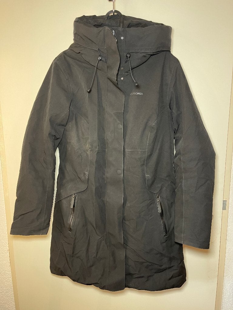 Dames Winterjas / Parka – Waterdicht – Warm tot -10C, Kleding | Dames, Maat 38/40 (M), Zwart, Ophalen of Verzenden, Quechua