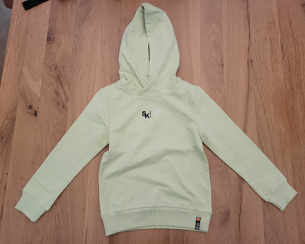 Nieuw! Skurk trui, hoodie, SUUK, lime, jongen, maat 134/140, Skurk, Trui of Vest, Nieuw, Ophalen of Verzenden
