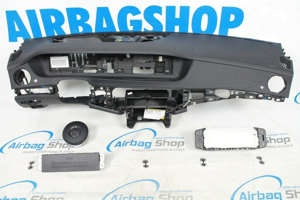 Airbag set Dashboard zwart Mercedes S klasse W222 (2013-...), Gebruikt, Ophalen of Verzenden
