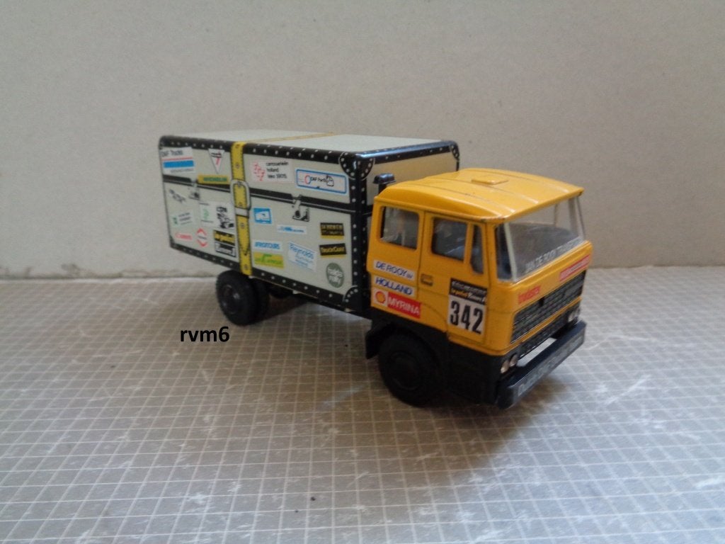 lion daf 3300 parijs dakar de koffer, Ophalen of Verzenden, Zo goed als nieuw, Bus of Vrachtwagen, Lion Toys