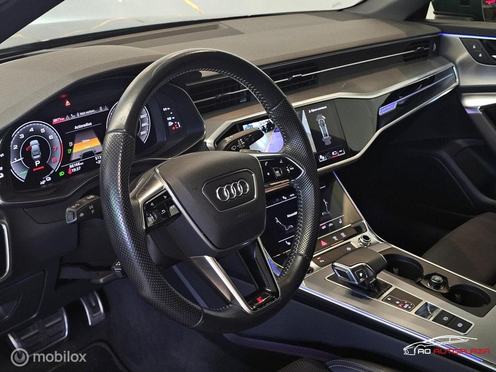 Audi A6 Limousine 50 TFSI e quattro S edition Panorama/HUD/N, Automaat, Zwart, 4 cilinders, 1984 cc