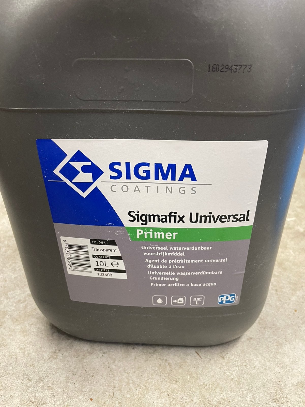 Te koop sigma sigmafix primer, 10 tot 15 liter, Ophalen, Nieuw, Wit