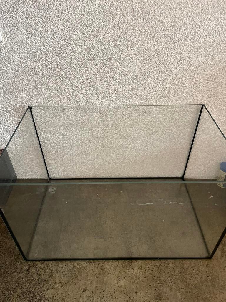 Aquarium 50 x 30 x 30 incl verwarming en filter, Ophalen, Gebruikt, Leeg aquarium