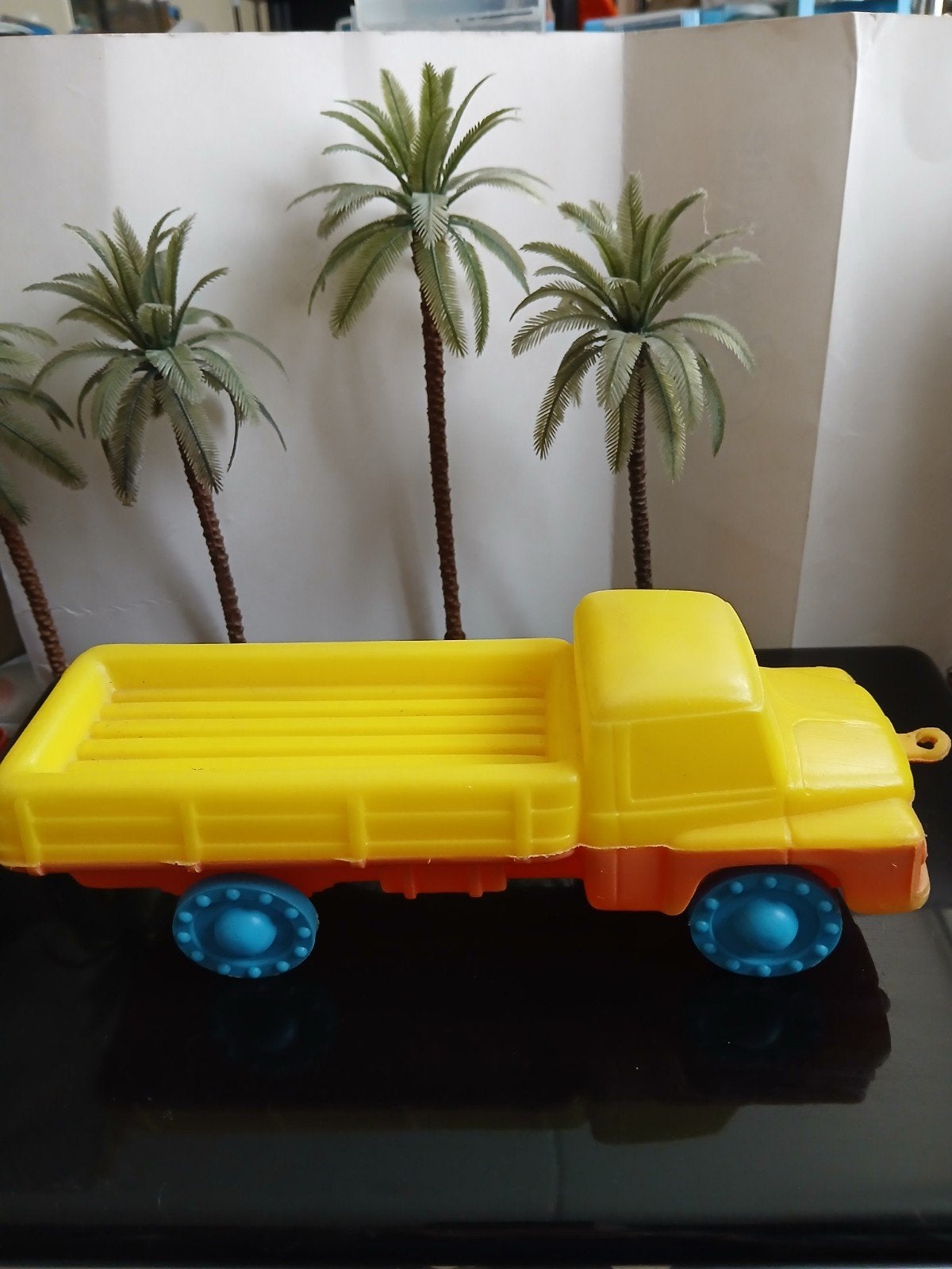 Oude plastic vrachtwagen, Antiek en Kunst, Antiek | Speelgoed, Ophalen of Verzenden