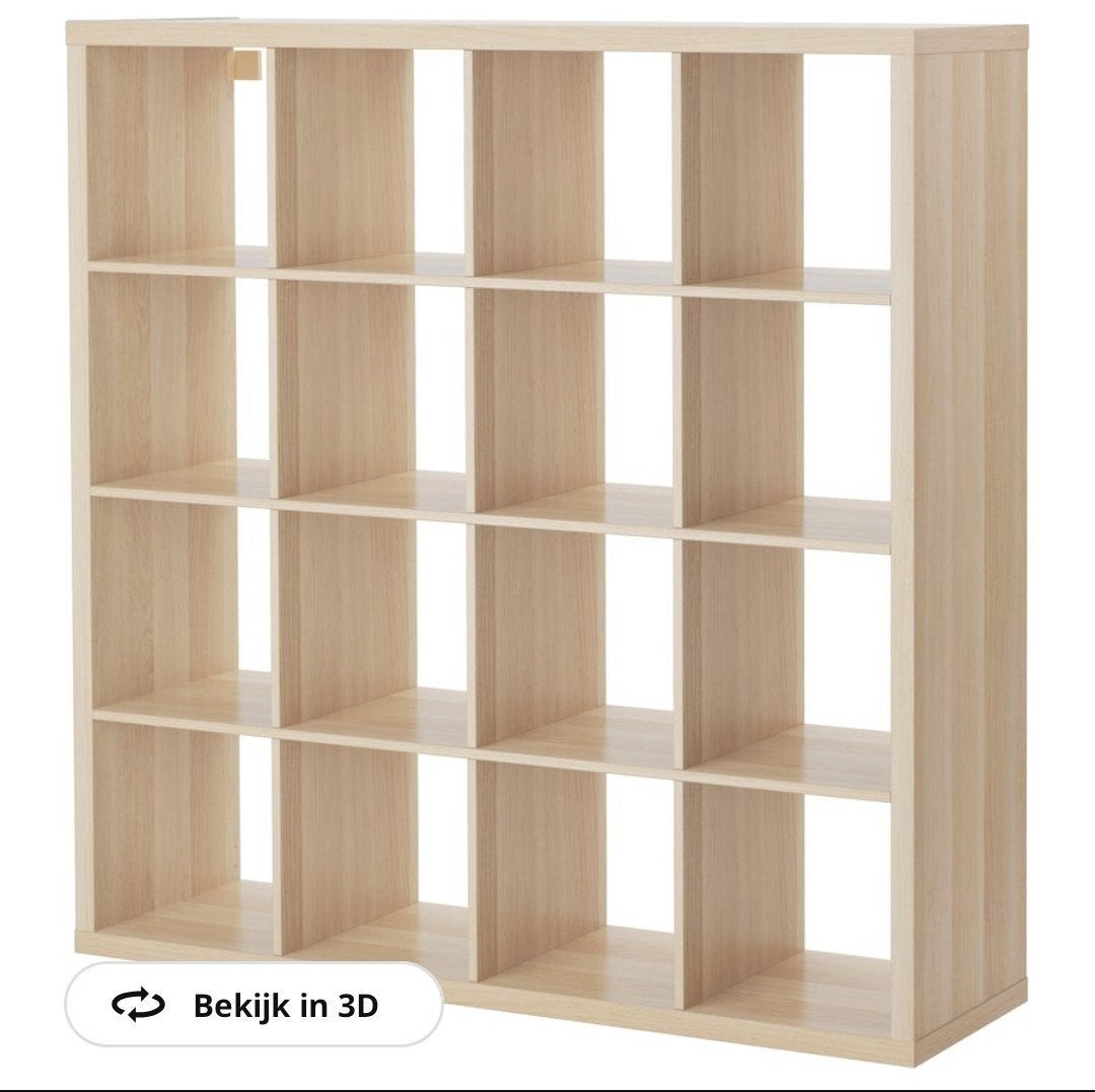 IKEA Kallax kast met 8 Drona opbergbakken, Ophalen, Gebruikt