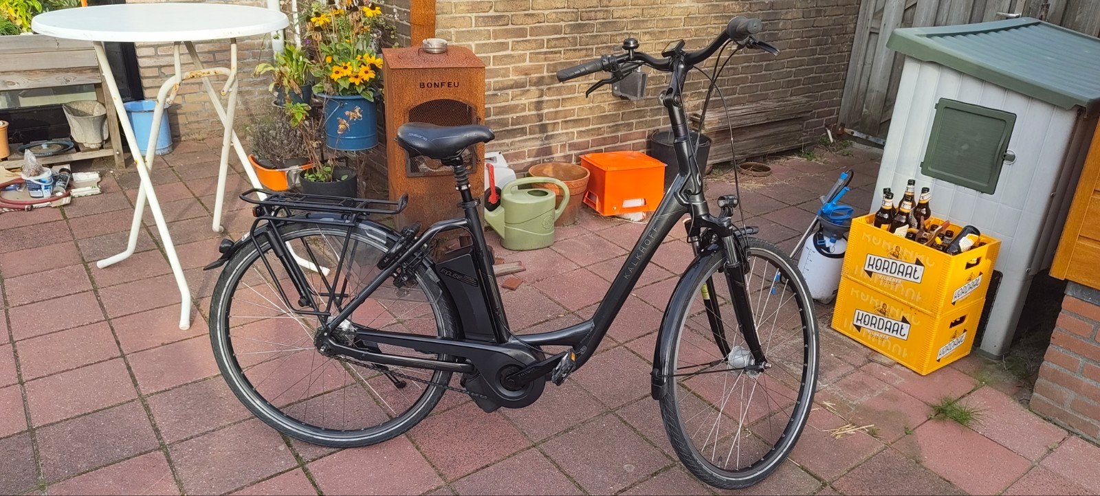 Nette Kalkhoff E-Bike | Middenmotor | Zware 36V / 603Wh Accu, Ophalen, Kalkhoff, Gebruikt, Velgrem