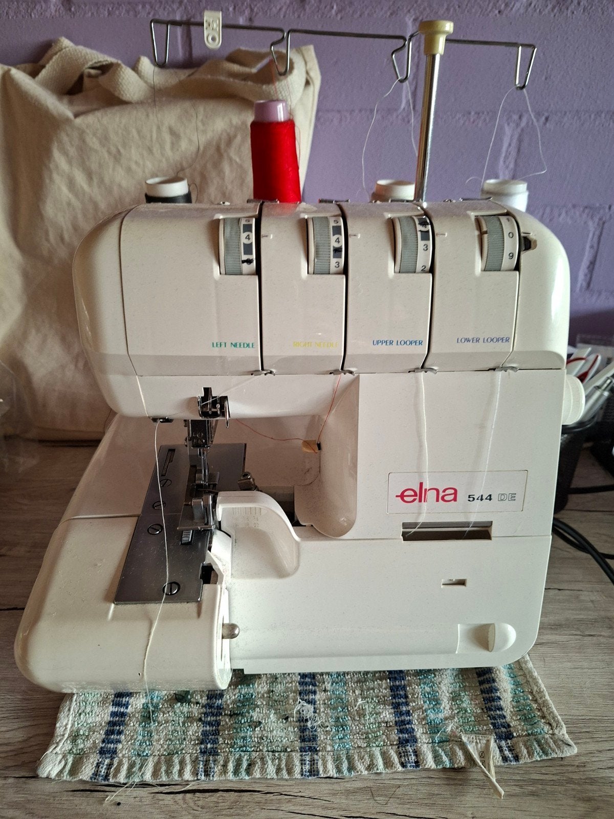 Lockmachine Elna, Ophalen, Gebruikt, Lockmachine, Overige merken