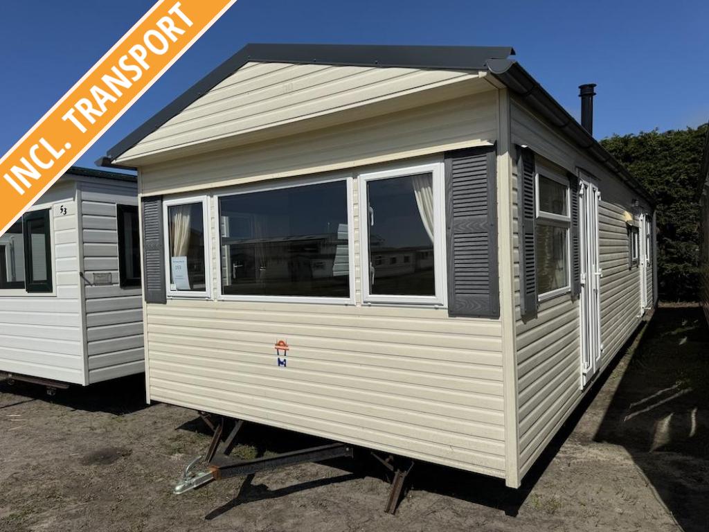 Sunseeker Residence met 2 slaapkamers in nieuwstaat!, Caravans en Kamperen, Stacaravans, Tot en met 4