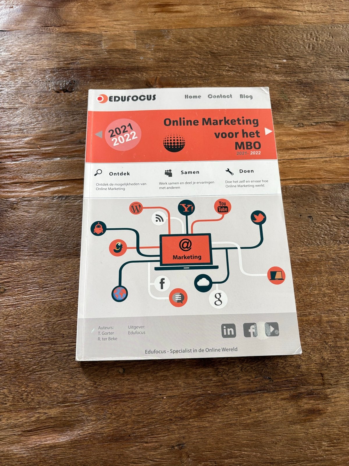 Online Marketing voor het MBO 2021-2022 - Edufocus, Boeken, Ophalen of Verzenden, Nieuw, Economie en Marketing