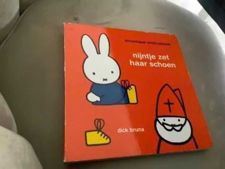 Nijntje zet haar schoen - Sinterklaas omkeerboek, Gelezen, Ophalen of Verzenden, Dick Bruna, 1 tot 2 jaar