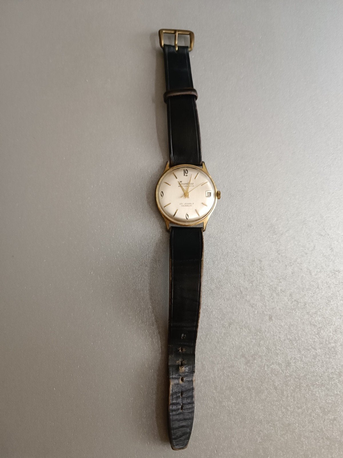 vintage Countess automatic horloge, Overige merken, Staal, Polshorloge, 1960 of later