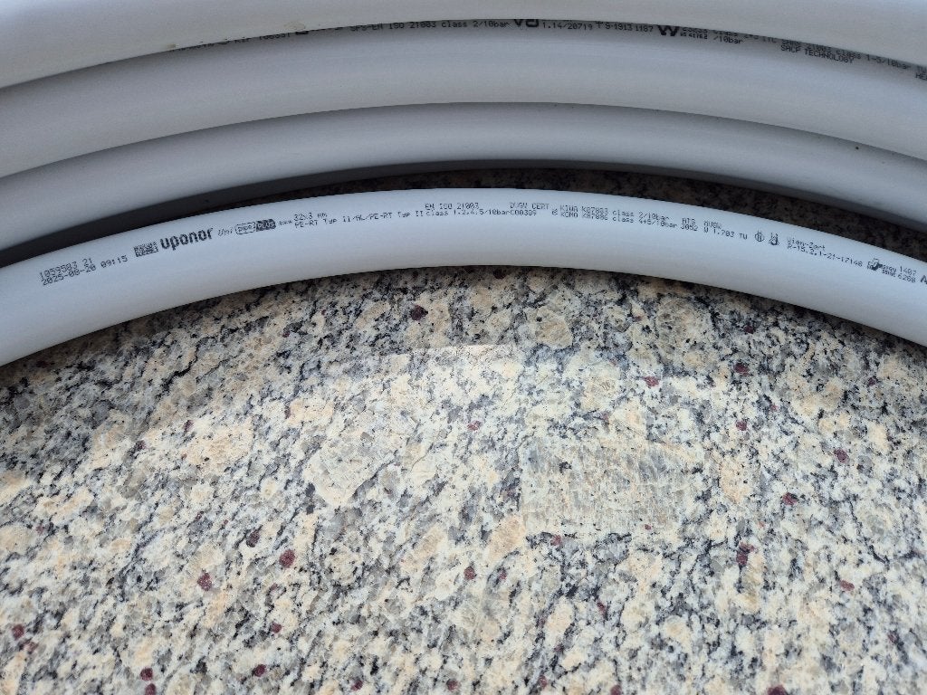 Uponor Unipipe Plus 32mm alupex 26,5 meter nieuw, Ophalen, Overige materialen, 6 meter of meer, Overige typen