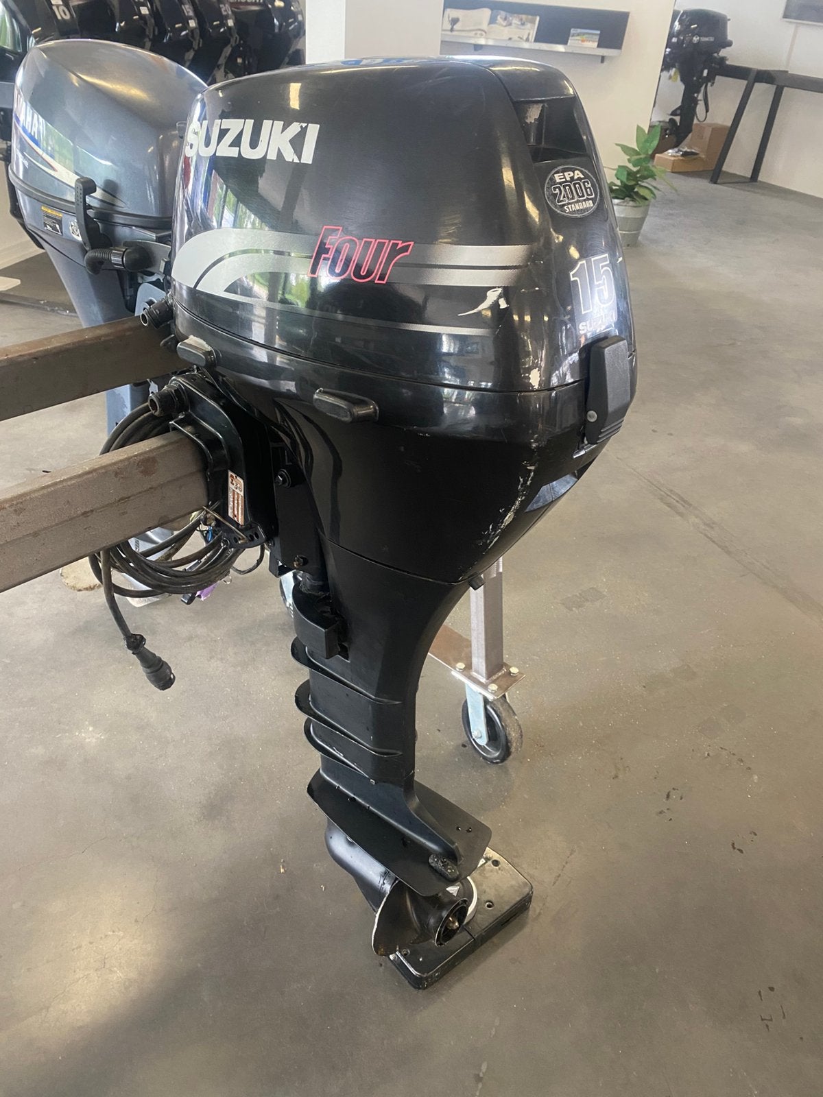Suzuki DF15 e-start langst afst bed +garantie, Gebruikt, 5 tot 10 pk, Viertaktmotor, Dave@allesmarine.nl