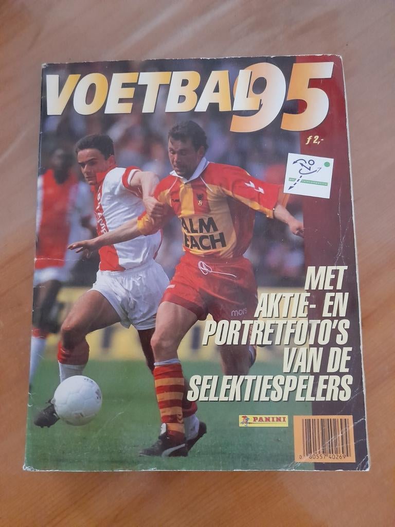 Voetbal 95 Panini Stickerboek, Ophalen of Verzenden, Gebruikt, Boek of Tijdschrift