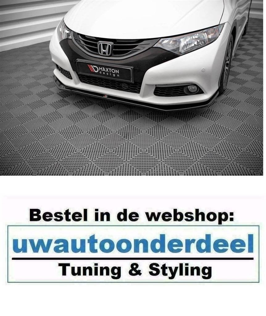 Maxton Design Spoiler Lip Splitter Voor Honda Civic MK9, Verzenden, Automotive Parts, A.parts@hotmail.nl, Trasmolenlaan 12 3447 GZ Woerden