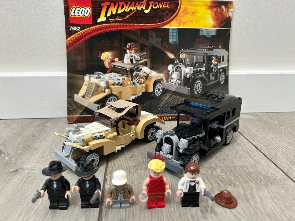 Lego Indiana Jones 7682 Shanghai Chase, unieke set!, Kinderen en Baby's, Speelgoed | Duplo en Lego, Gebruikt, Lego, Complete set
