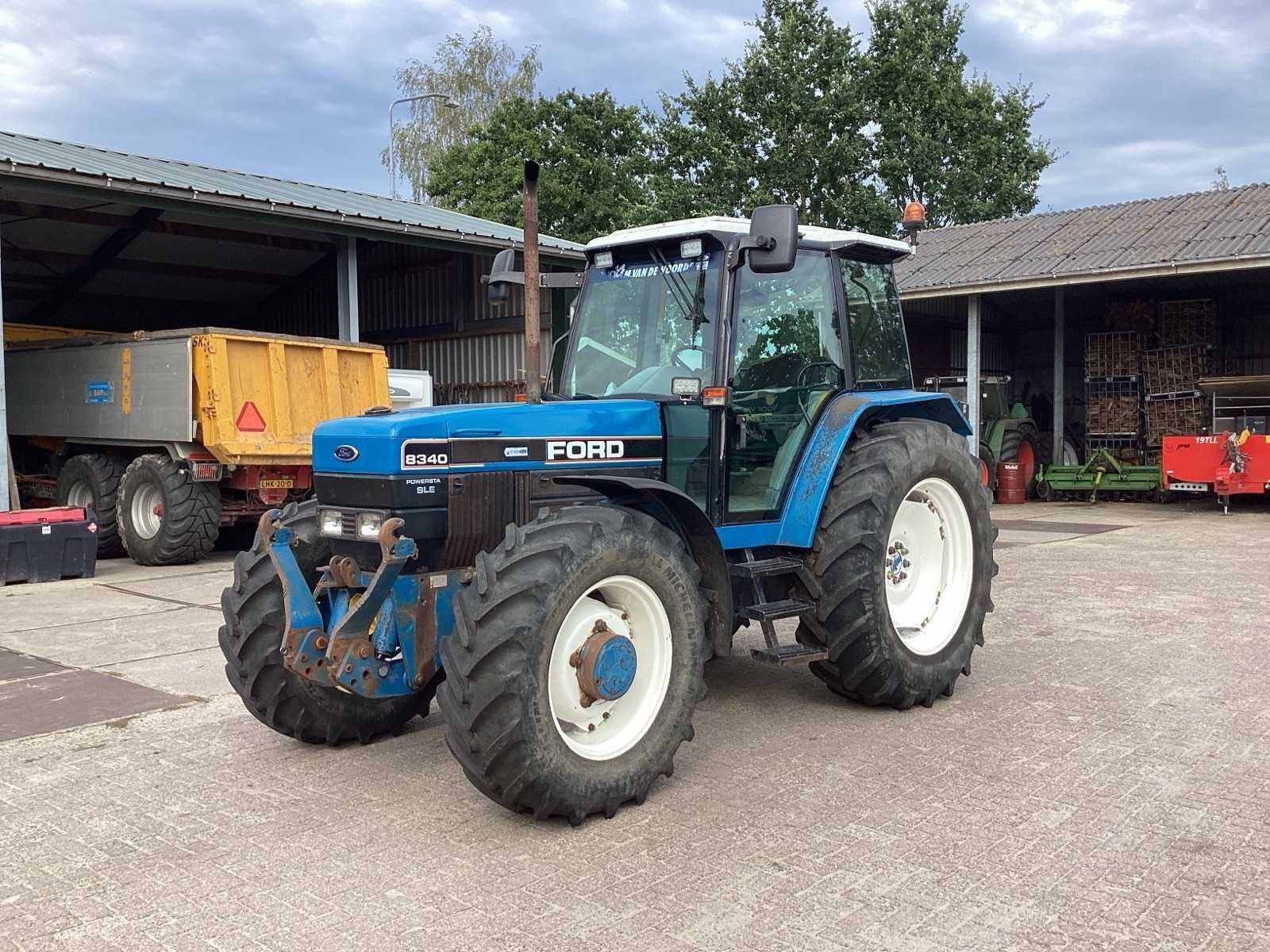 1992 Ford 8340 SLE Vierwielaangedreven landbouwtractor, Zakelijke goederen, Agrarisch | Tractoren, Gebruikt, Ford