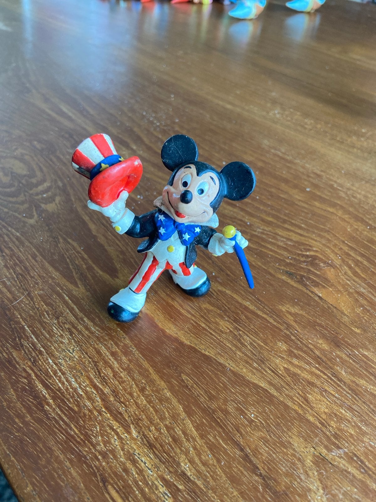 Mickey Mouse beeldje - Uncle Sam editie, Verzamelen, Ophalen of Verzenden, Mickey Mouse, Gebruikt, Beeldje of Figuurtje