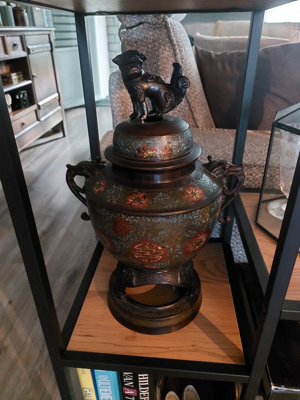 originele antieke Japanse pot, Ophalen