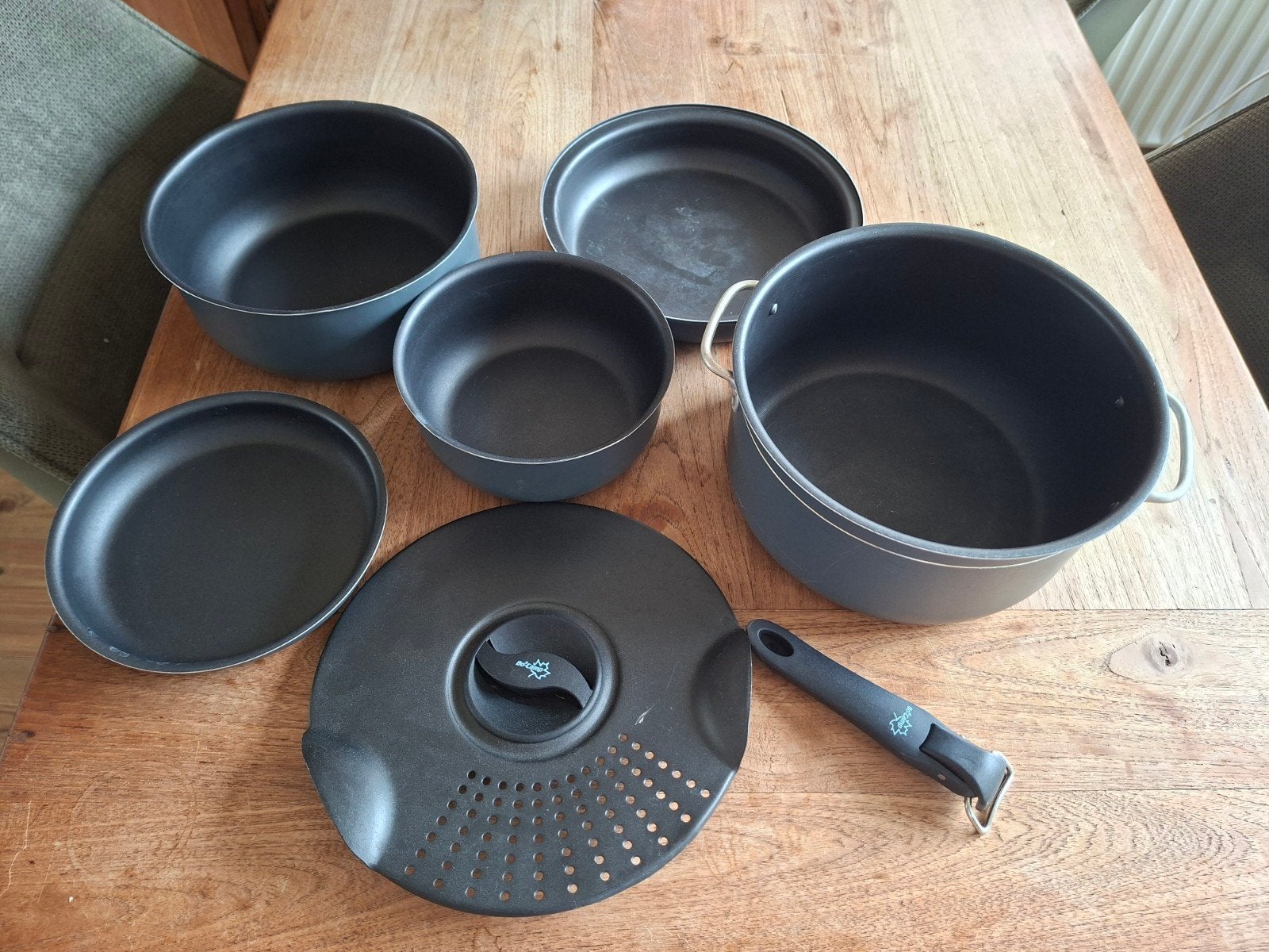 Bo-Camp camping pannenset - Compleet en compact, Ophalen of Verzenden, Gebruikt