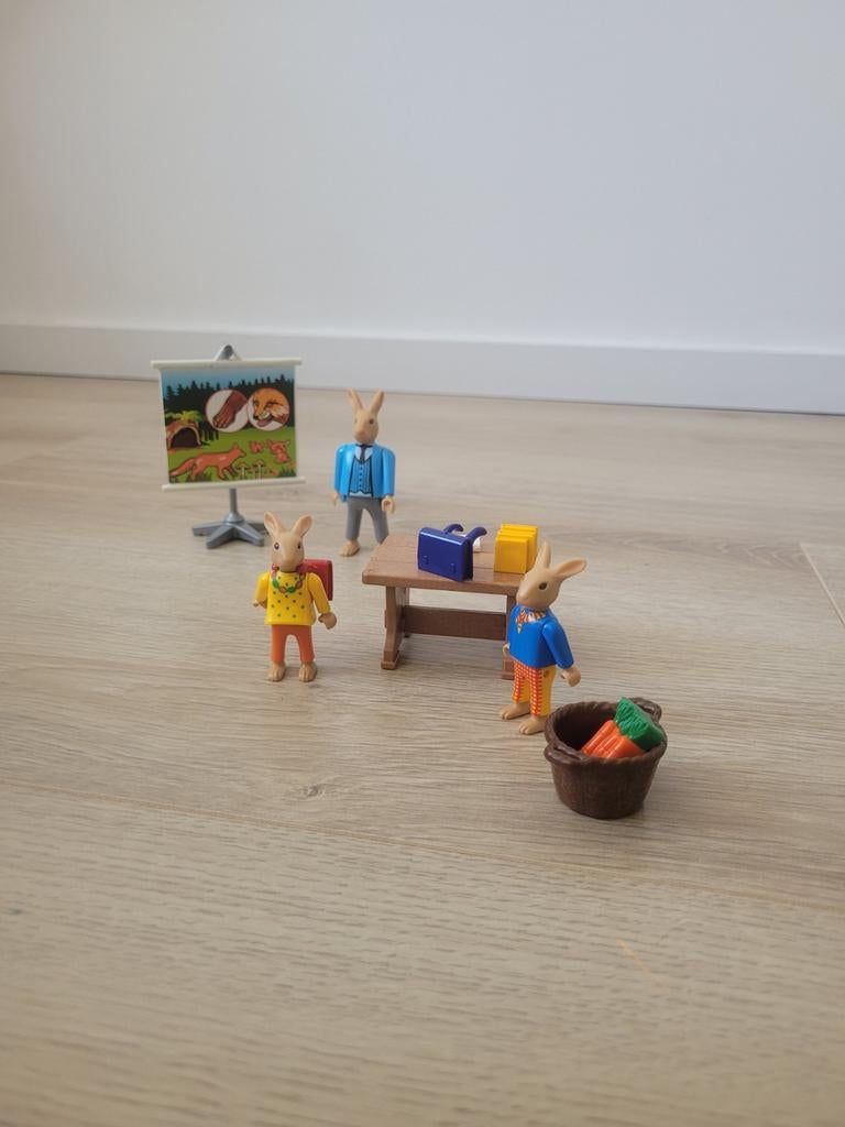 Playmobil konijnen les set, Ophalen, Zo goed als nieuw, Complete set