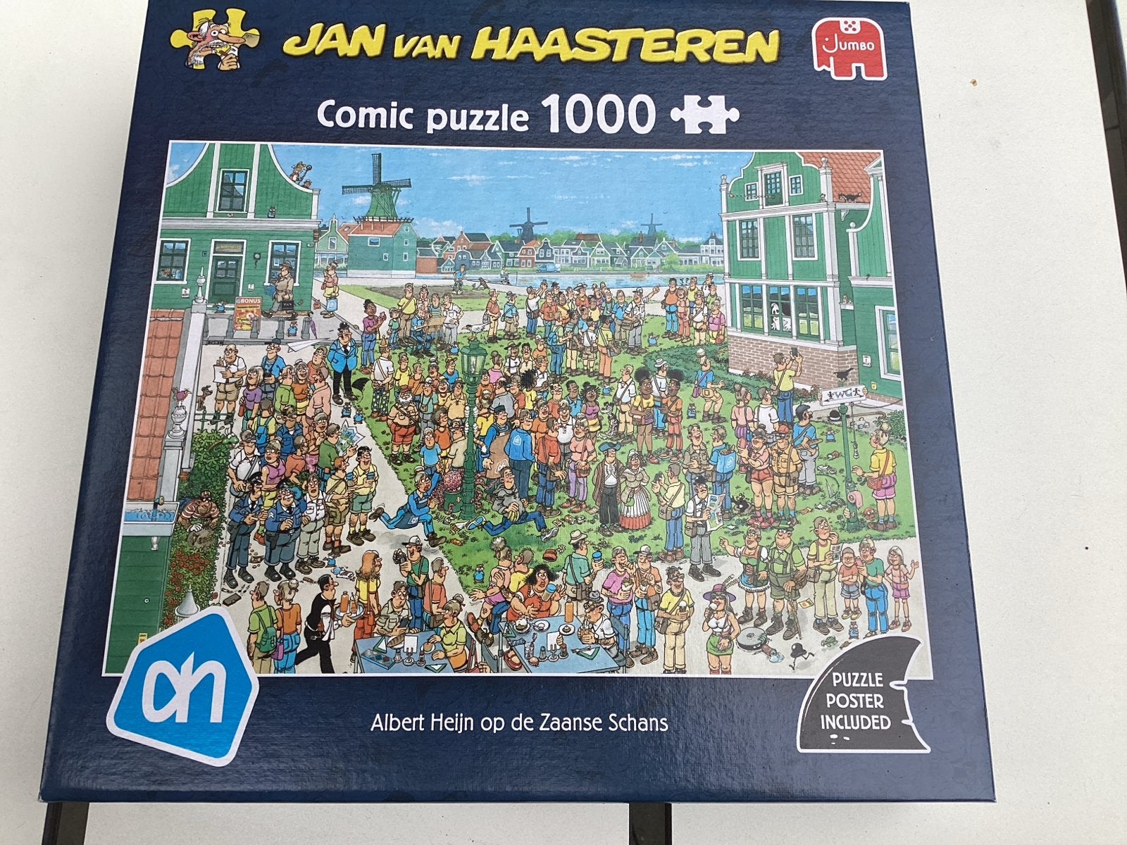 Jan van Haasteren Comic puzzle 1000 stukjes - Albert Heijn, Een of twee spelers, Ophalen of Verzenden, Zo goed als nieuw