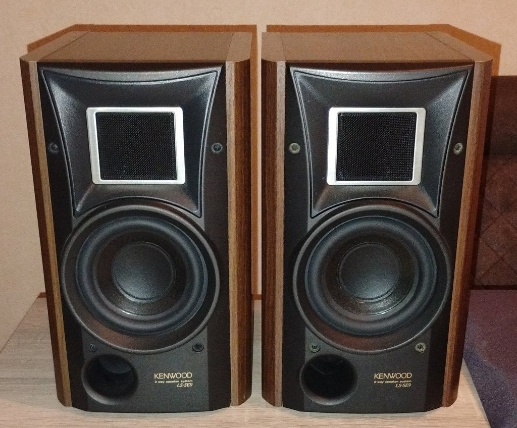 kenwood LS-SE9 luidprekers,werken en klinken goed., Overige merken, Gebruikt, Ophalen of Verzenden, Minder dan 60 watt