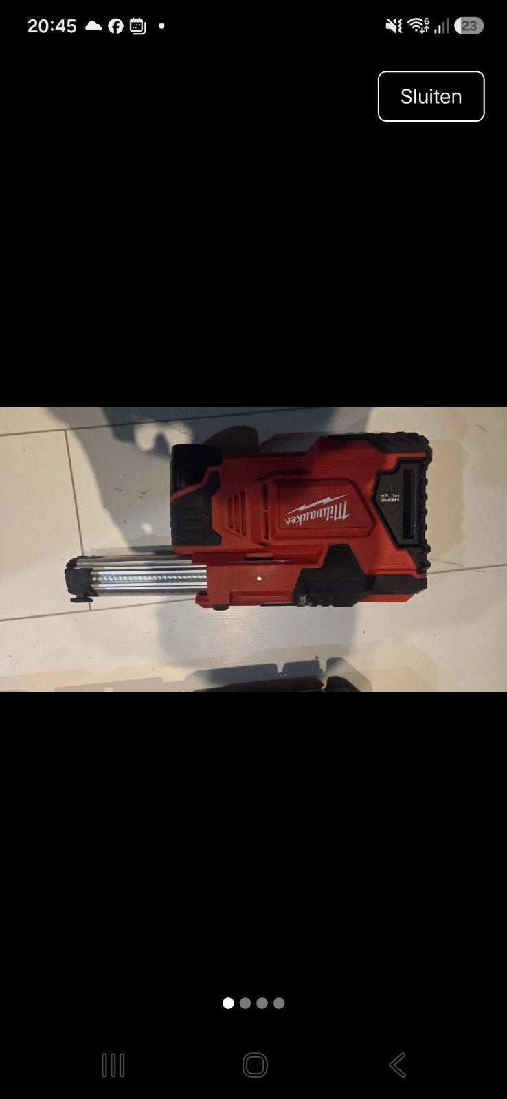 Milwaukee M12 DE Stofafzuiging (zonder accu), Ophalen of Verzenden