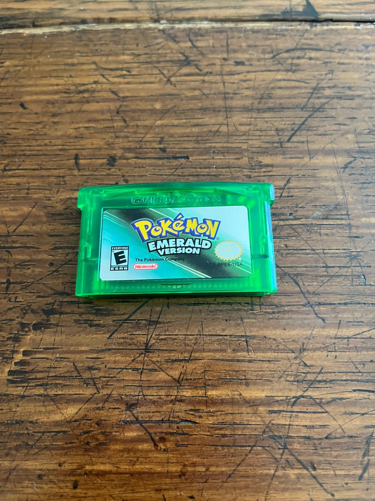 Pokémon Emerald Version Game Boy Advance SP, Gebruikt, 1 speler, Ophalen of Verzenden, Role Playing Game (Rpg)
