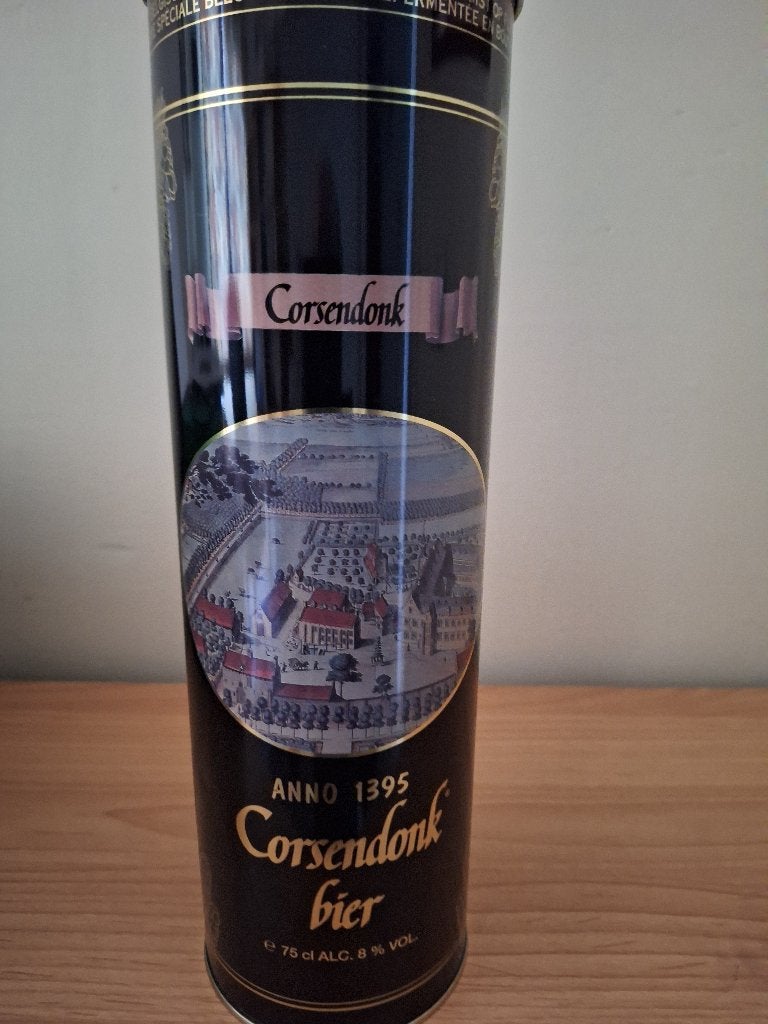 2 Bierblikken van Corsendonk Agnus en Pater, Verzamelen, Ophalen of Verzenden, Nieuw, Overige merken