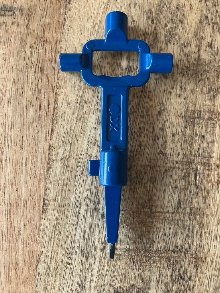 DX Nieuwbouwsleutel / bouwsleutel, Ophalen of Verzenden, Nieuw, Multitool, Overige merken