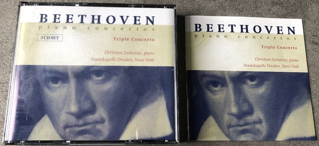 BEETHOVEN - PIANO CONCERTOS - CHRISTIAN ZACHARIAS,, Cd's en Dvd's, Cd's | Klassiek, Ophalen of Verzenden, Zo goed als nieuw, Classicisme