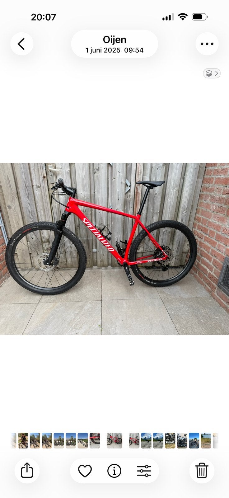 Specialized Epic Hardtail Comp Carbon 29 XL (2019), Fietsen en Brommers, Fietsen | Mountainbikes en ATB, 57 cm of meer, Ophalen