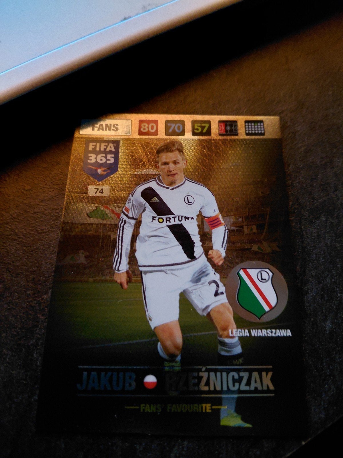 FIFA 365 Fans Favorite Jakub Rzezniczak, Ophalen of Verzenden, Zo goed als nieuw, Buitenlandse clubs, Poster, Plaatje of Sticker