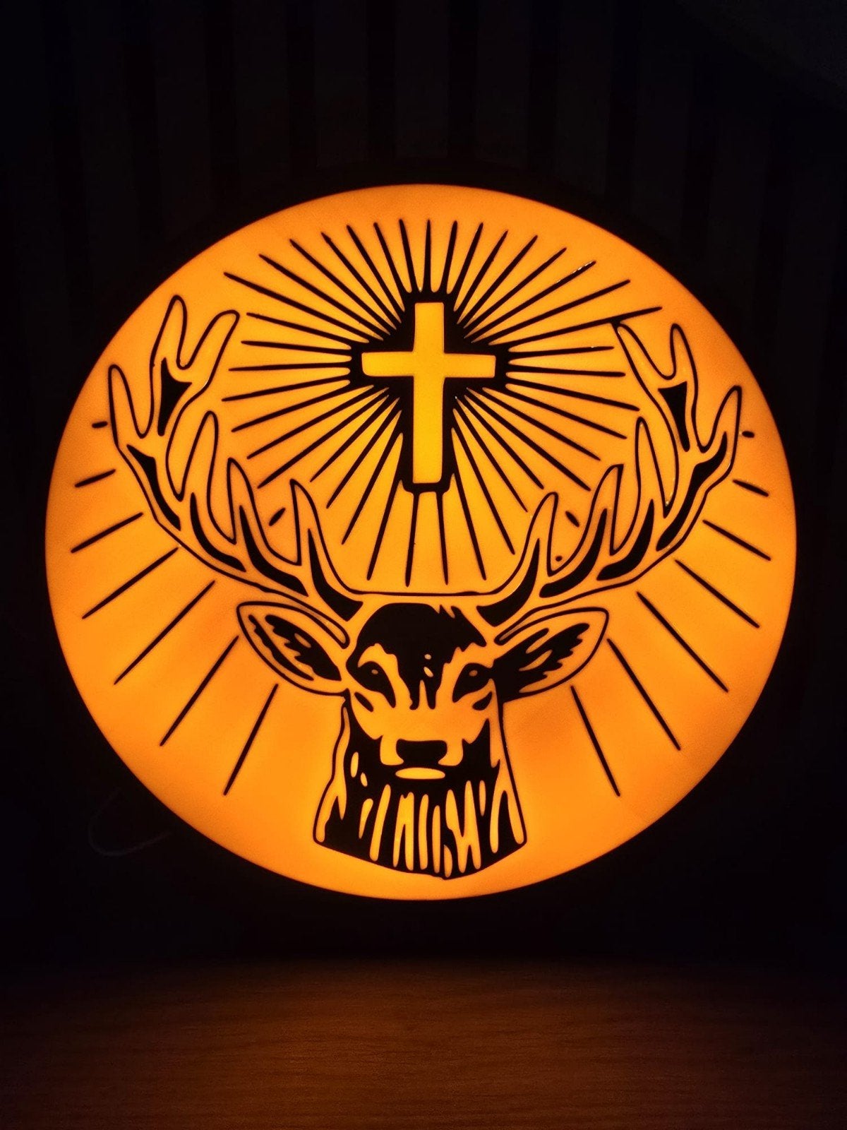 Jägermeister LED Licht Reclame Bord - Uniek en Sfeervol, Overige merken, Kunststof, Nieuw, Overige fittingen