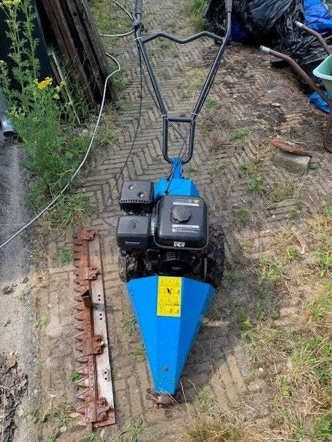 Professionele 100 cm Balkmaaier 208cc - 7.5 PK, Gebruikt, Balkmaaier, Benzine-grasmaaier, 50 cm of meer