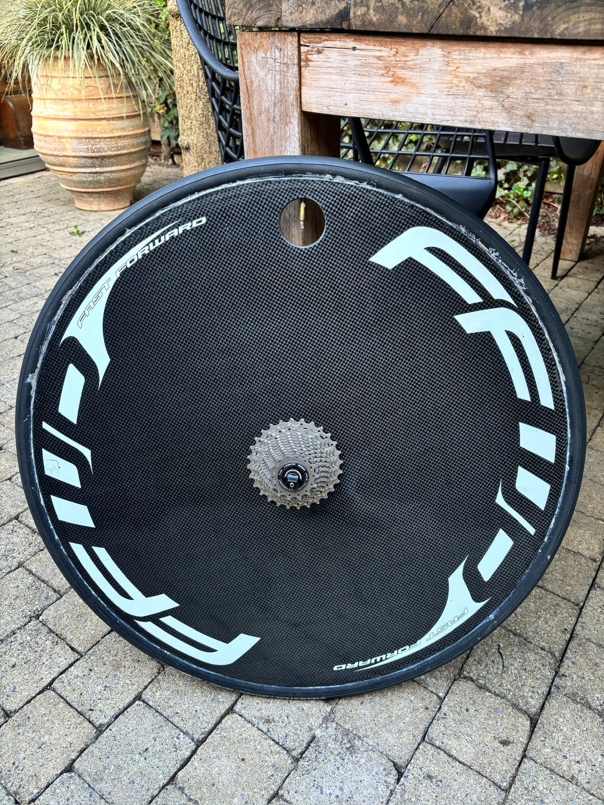 FFWD tijdritwiel, tube, Fietsen en Brommers, Fietsonderdelen, Racefiets, Zo goed als nieuw, Carbon, Ophalen