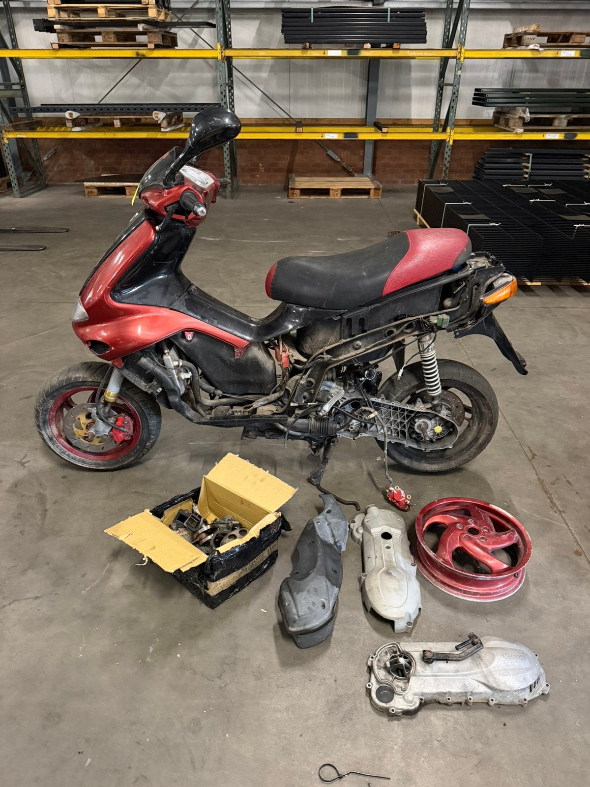 Gilera Runner 172cc DD project onderdelen, Ophalen