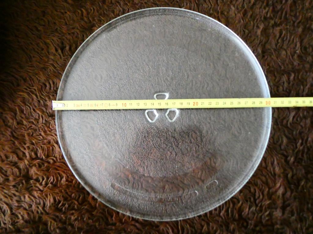 Glazen draaiplateau voor magnetron, Minder dan 45 cm, Ophalen of Verzenden, Zo goed als nieuw, Inbouw