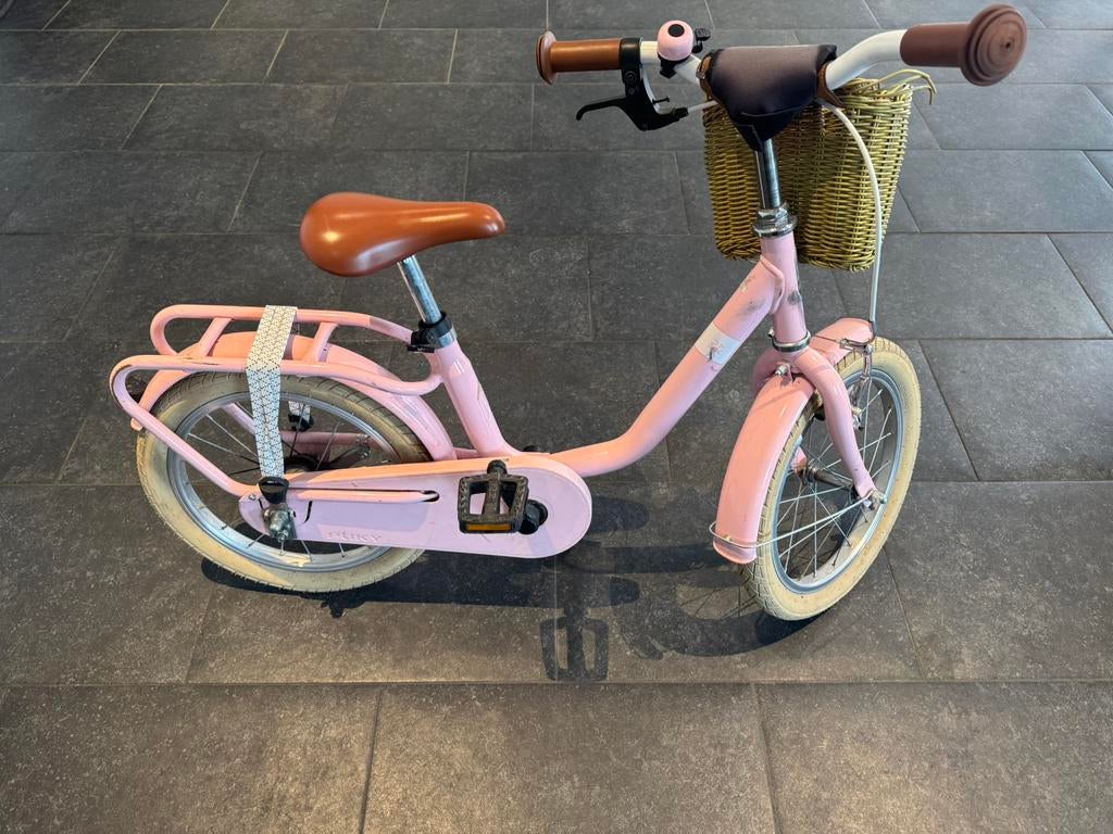 Fiets 16 Inch puky, Terugtraprem, Gebruikt, Ophalen of Verzenden, Handrem