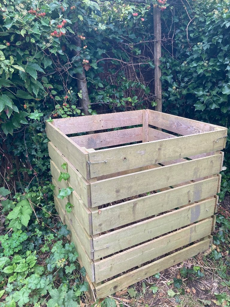 compostbak onbehandeld hout, Ophalen, Gebruikt