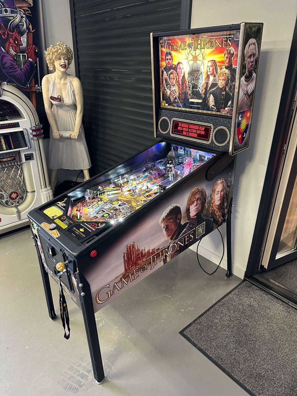 Prachtige flipperkast Stern Game Of Thrones Pinball, Ophalen, Stern, Zo goed als nieuw, Dot-matrix