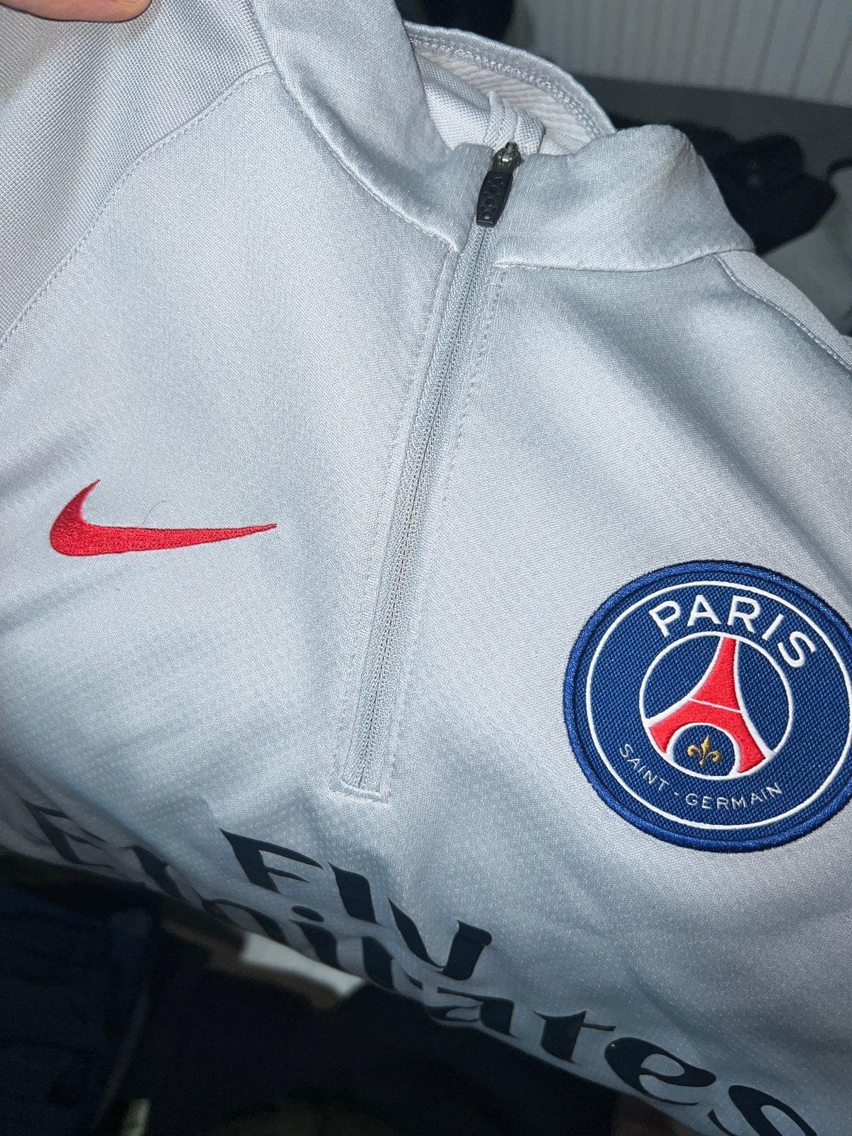 Paris Saint-Germain Trainingspak | Nike | Maat S, Ophalen, Voetbal, Gedragen, Zilver