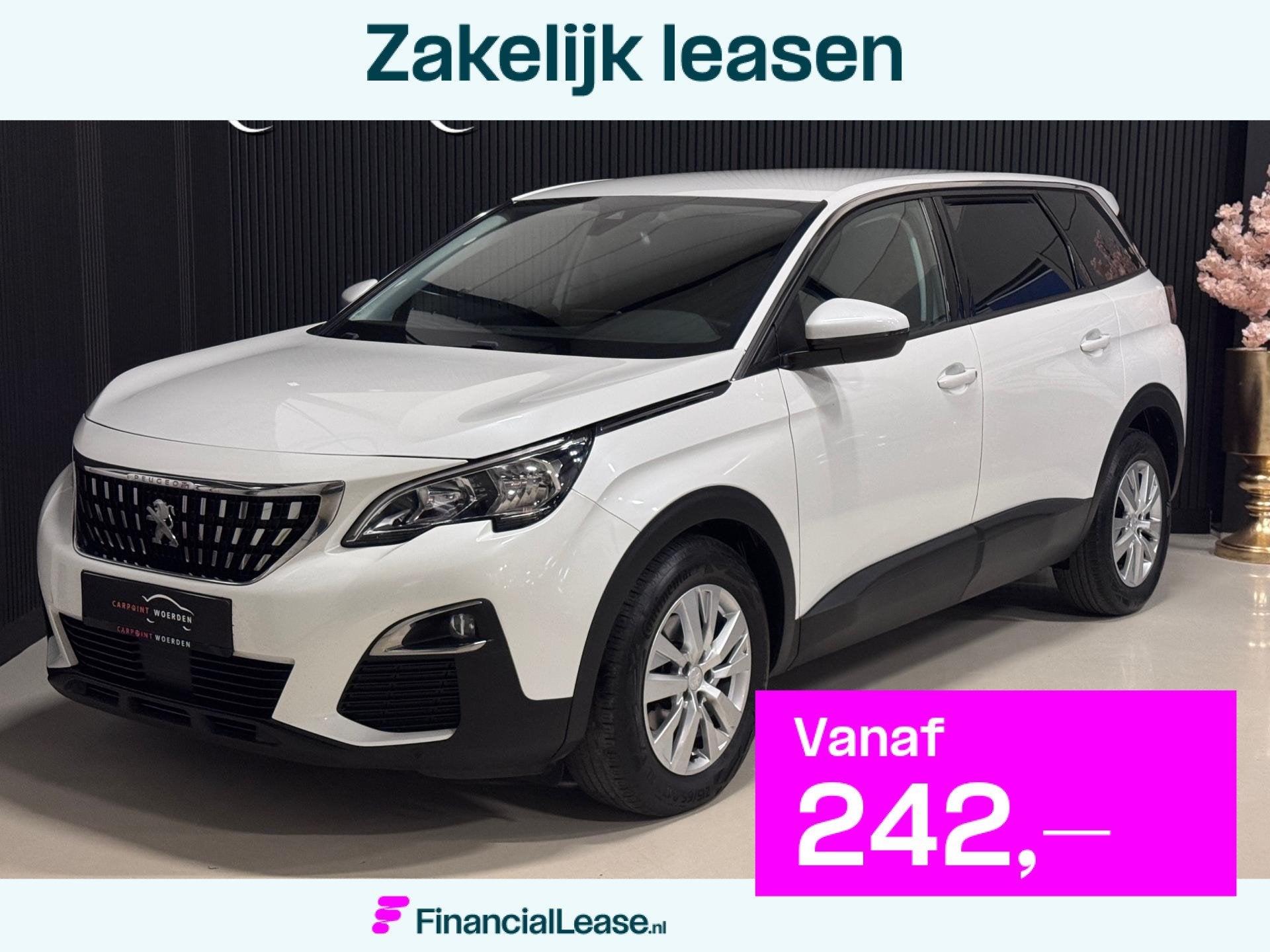 Peugeot 5008 1.2 PureTech Blue Lease Executive 7 PERS | DEAL, Dealer onderhouden, Stof, Gebruikt, 1199 cc