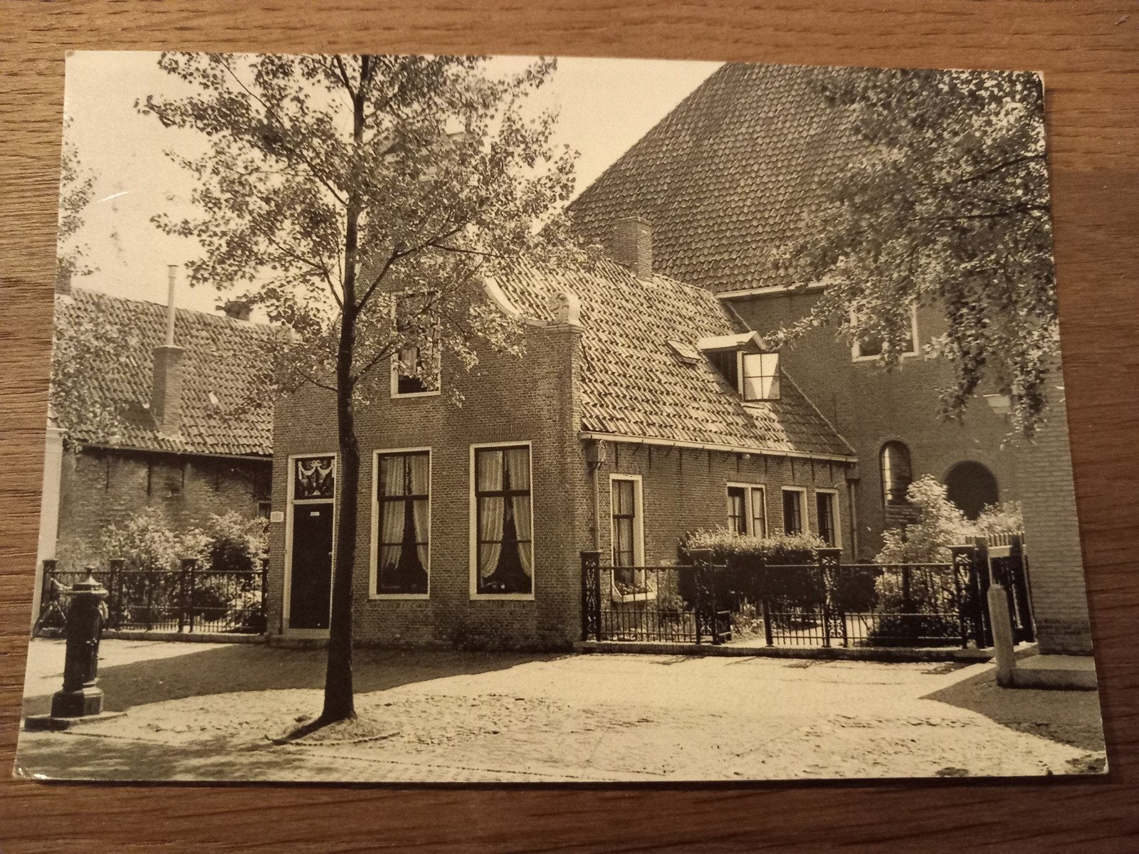 Oude Ansichtkaart Workum Doopsgezinde Kerk, Ophalen of Verzenden, 1960 tot 1980, Gelopen, Friesland