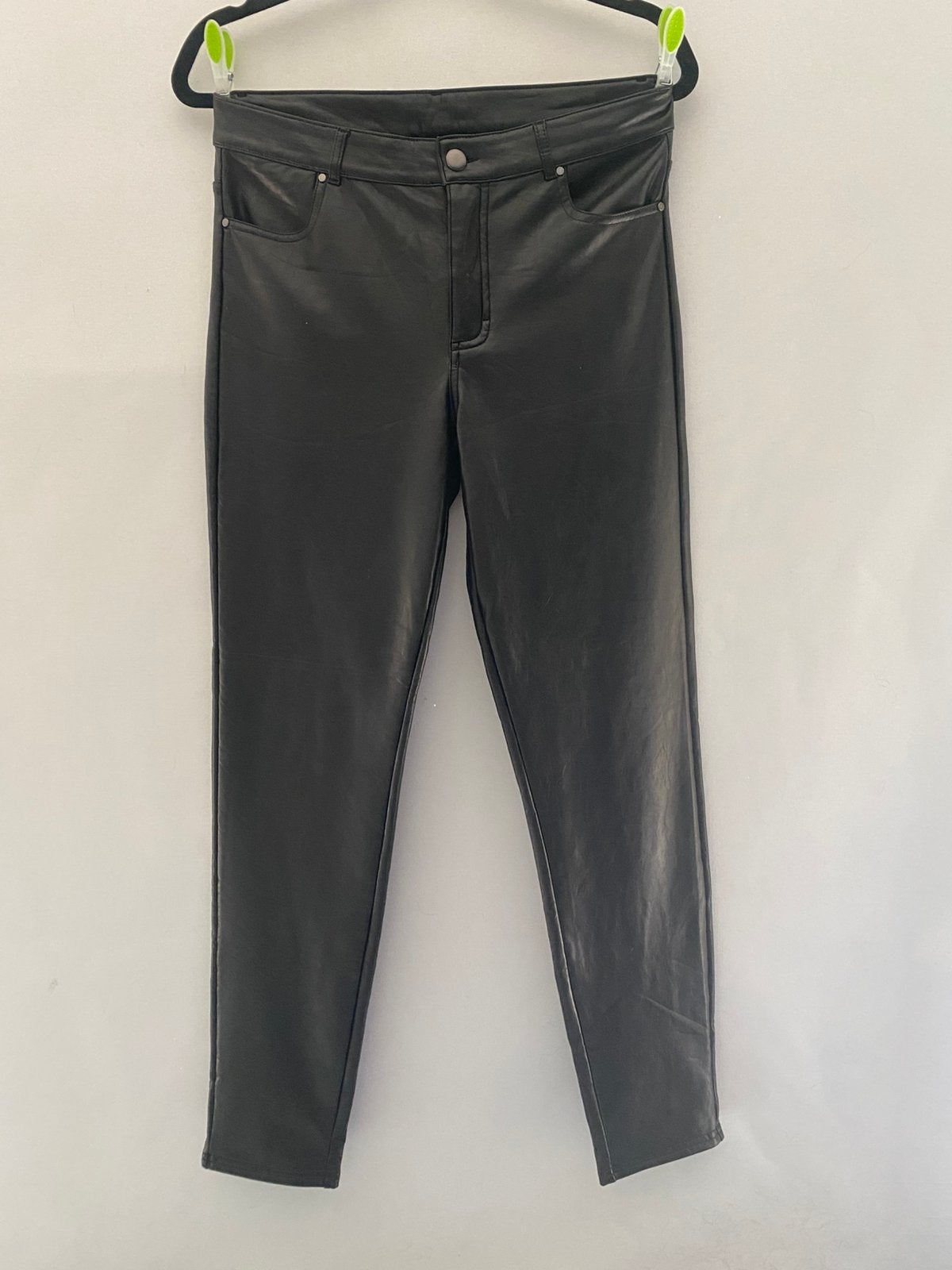Calzedonia zwarte faux leren legging broek maat M / 38|, Maat 38/40 (M), Zwart, Ophalen of Verzenden, Zo goed als nieuw