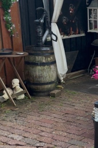 Waterpomp van gietijzer, Ophalen, Gebruikt