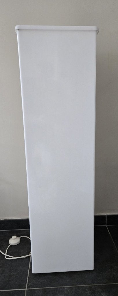 Vintage plantenzuil in plexi met verlichting, Huis en Inrichting, Woonaccessoires | Zuilen en Pilaren, Ophalen, Gebruikt